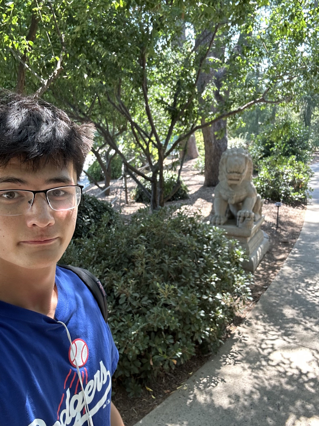 Selfie at The Huntington Gardens.